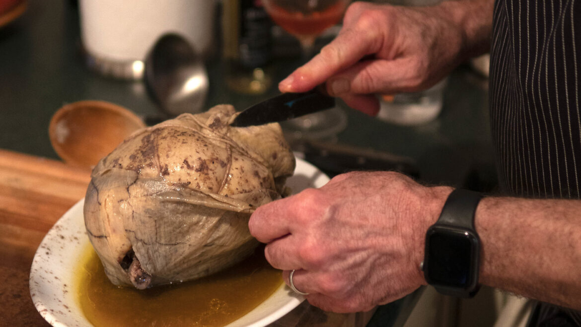 Cooking Chicken In A Pig's Bladder (It Sounds Better In French) With Bill Buford : NPR