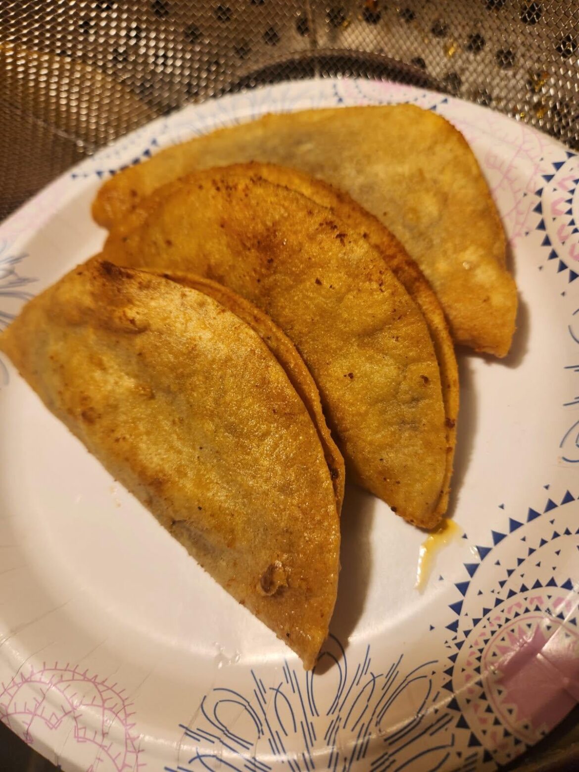 Tacos de papa con chorizo pa la dieta