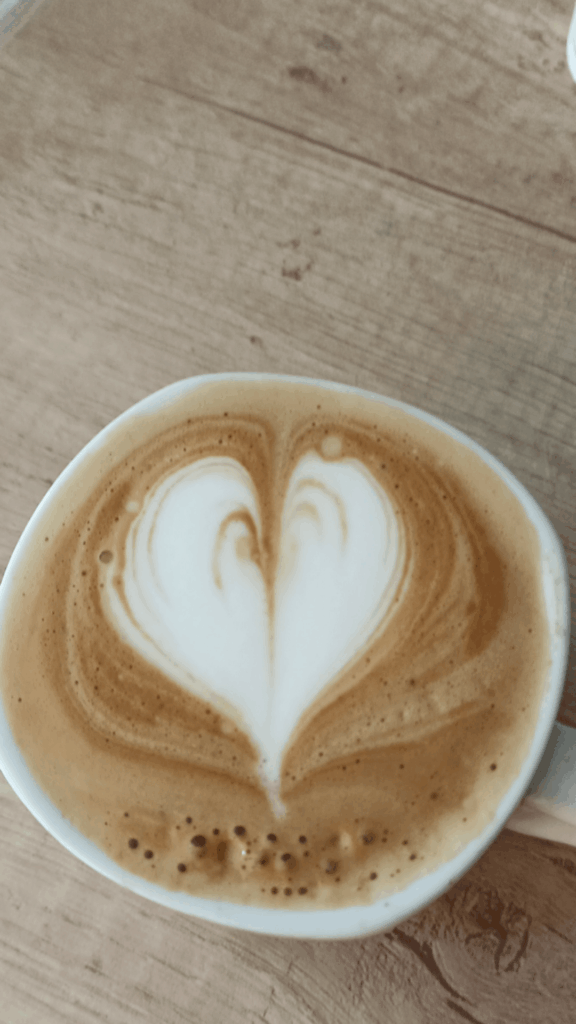 One of my few successful attempts at making a heart)