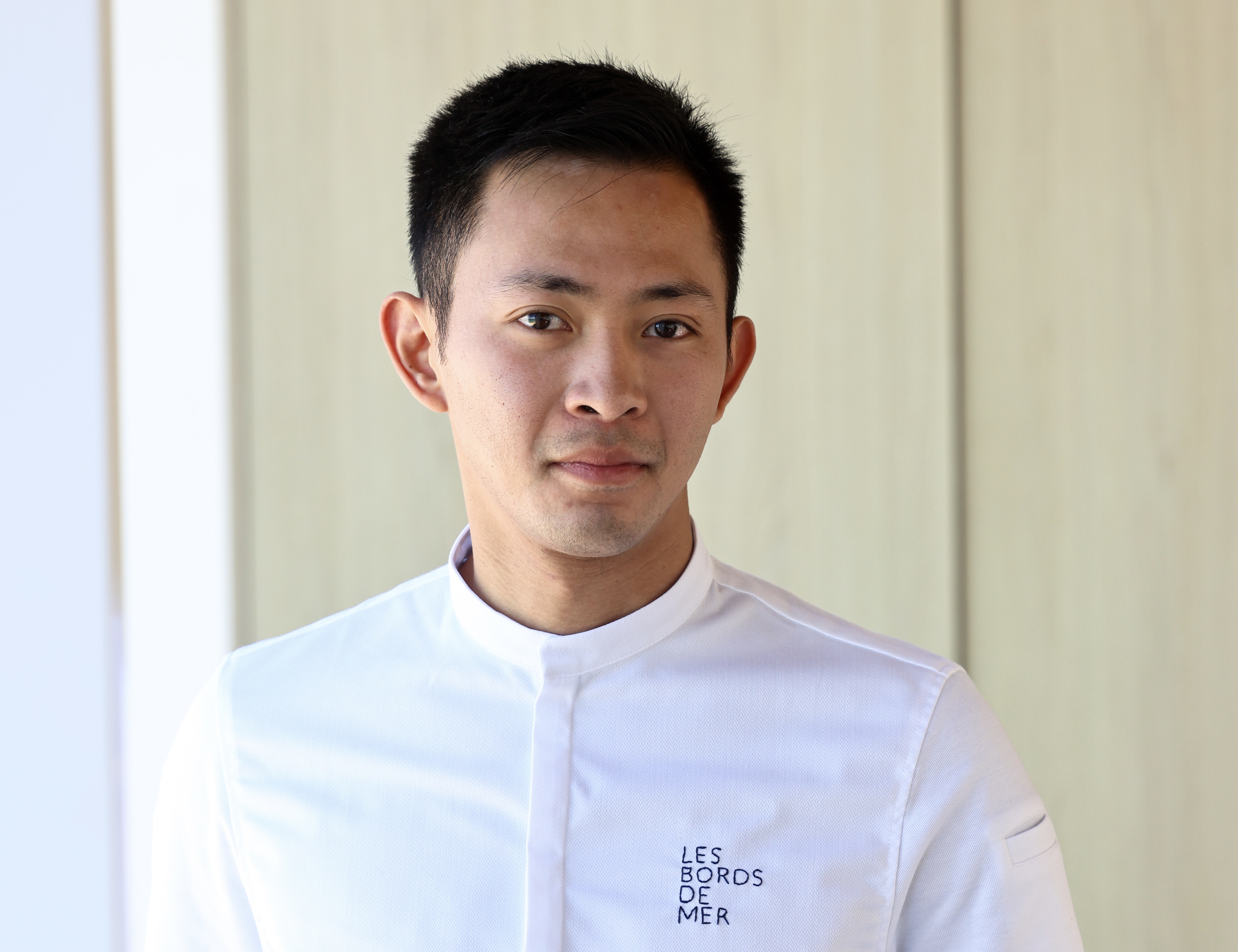 Chester Tsai, the new chef at Les Bords de Mer restaurant. © Les Bords de Mer