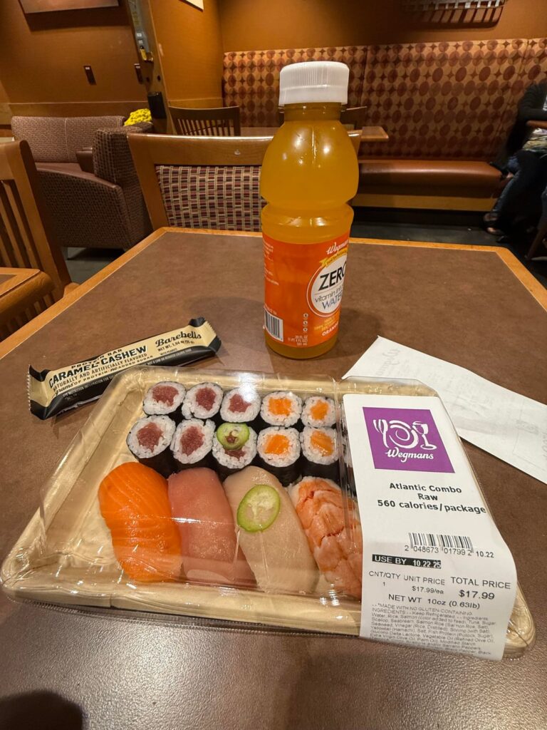 Is it bad my favorite sushi I’ve ever had is from wegmans? It beats every restaurant I’ve tried around me. They nail the rice and the fish is fresh and it’s just all around really fkin good. If you haven’t tried and have a wegmans near you I highly recommend