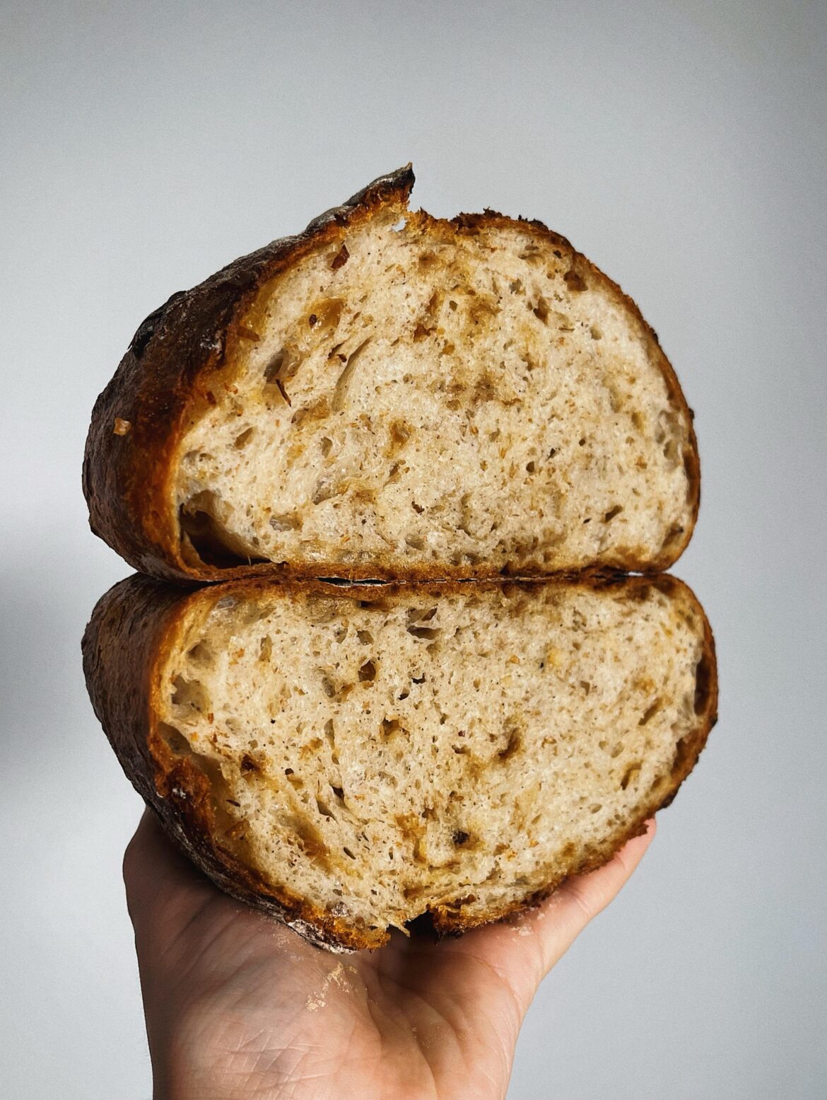 Golden onion buckwheat loaf🧅
