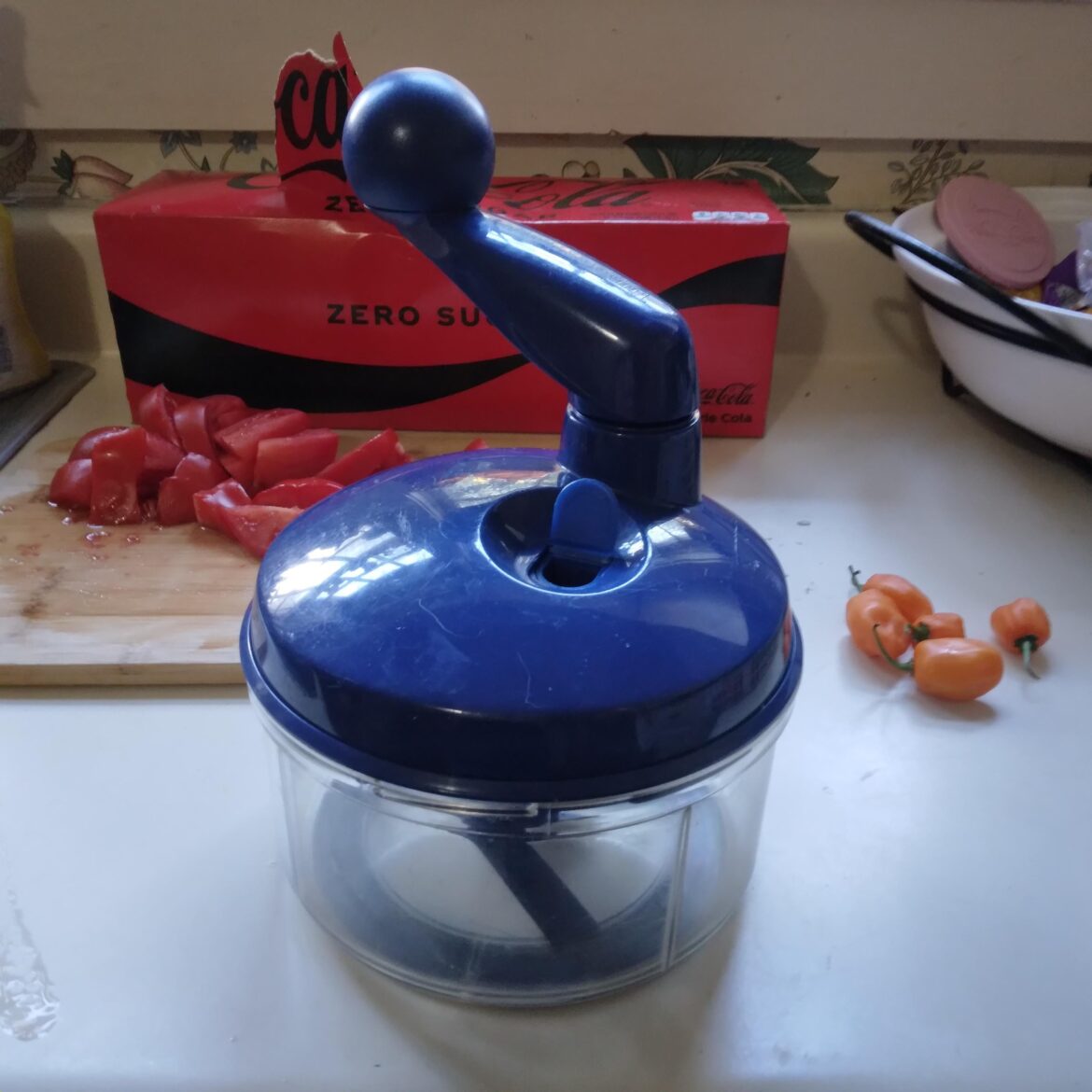 I love my Tupperware hand-cranker. What is your go-to when you need to GET TO THE CHOPPA! I love my Tupperware hand-cranker. What is your go-to when you need to GET TO THE CHOPPA!