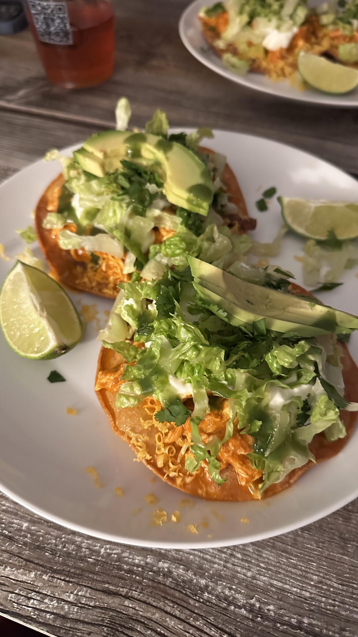 Chicken Tinga Tostadas