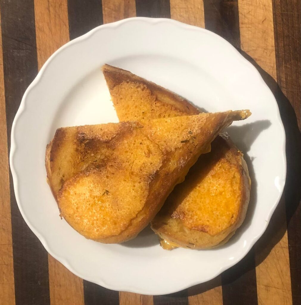 Lil tilamook cheddar sourdough and good butter