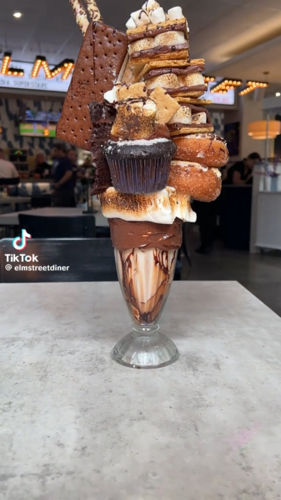 Everything looks and probably tastes good, but is the display necessary? Just a hot mess waiting to happen.