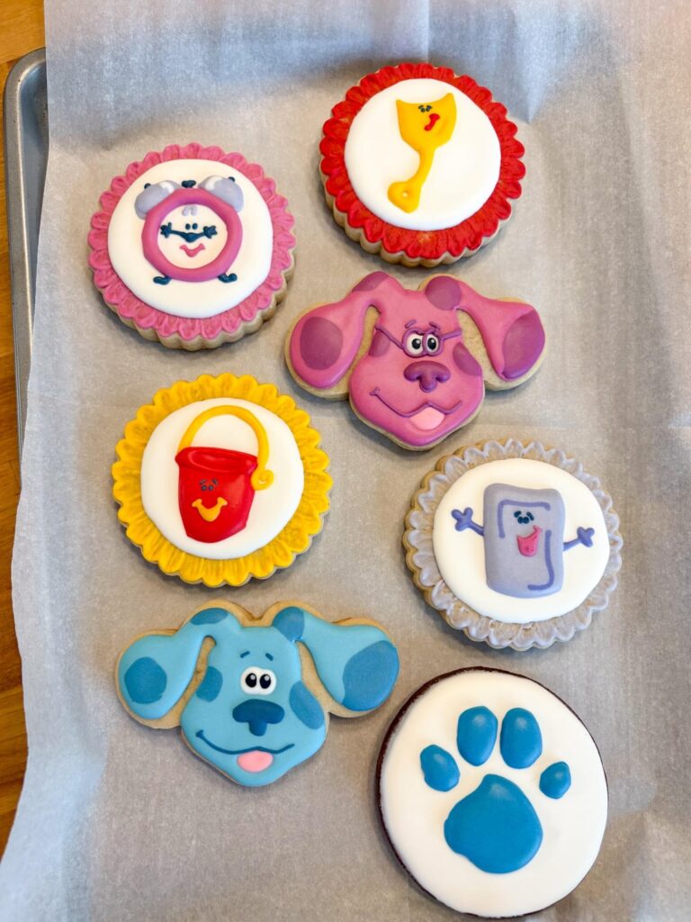 Blue’s Clues cookies for my son’s birthday! Blue’s Clues cookies for my son’s birthday!