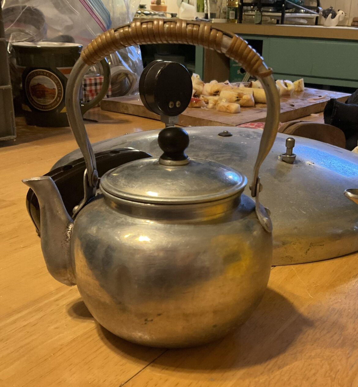 Cleaning out the canning cupboard…