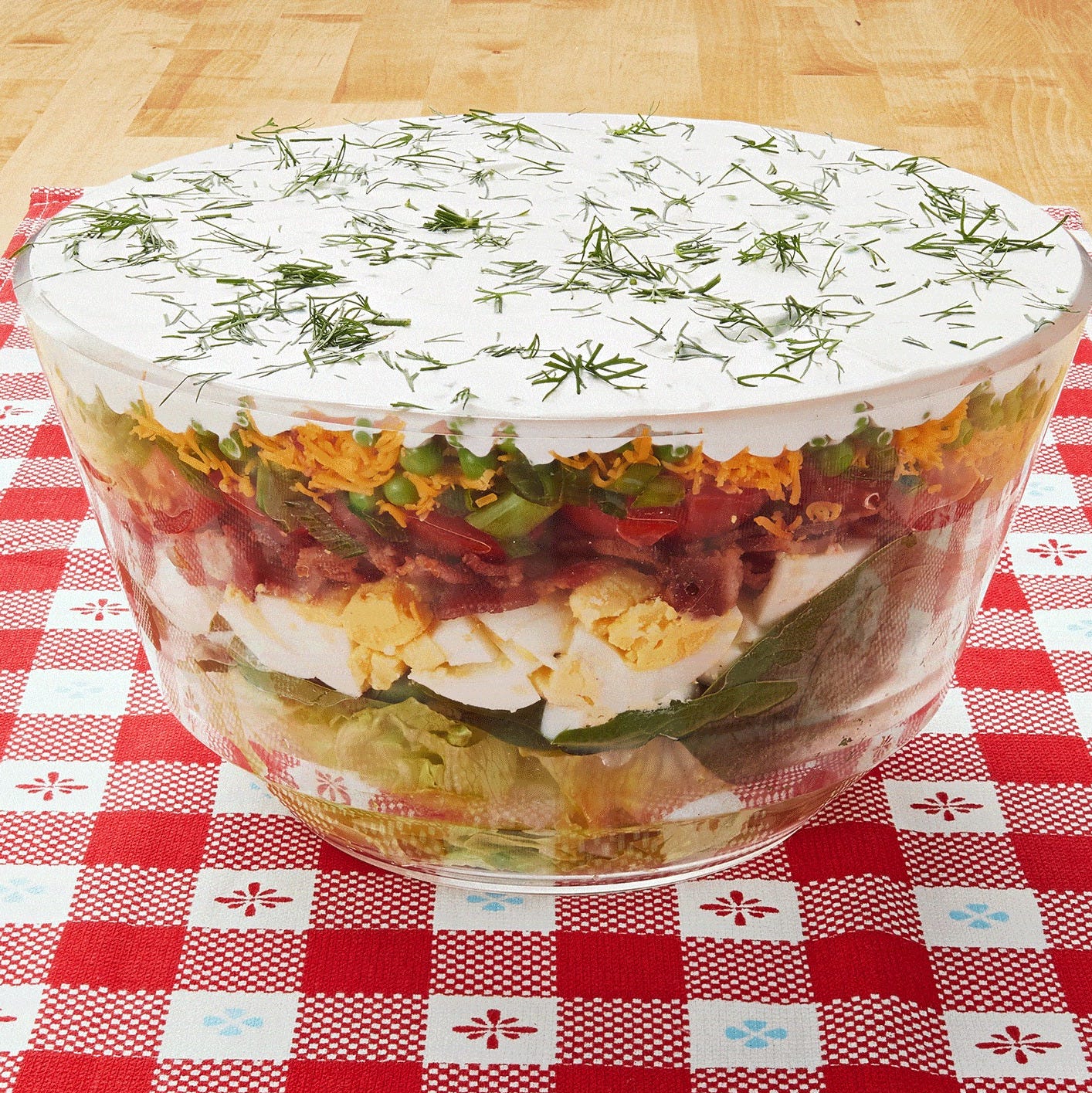 layered easter salad