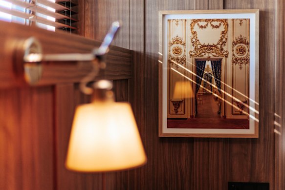 The ship itinerary, immortalised in photographs.