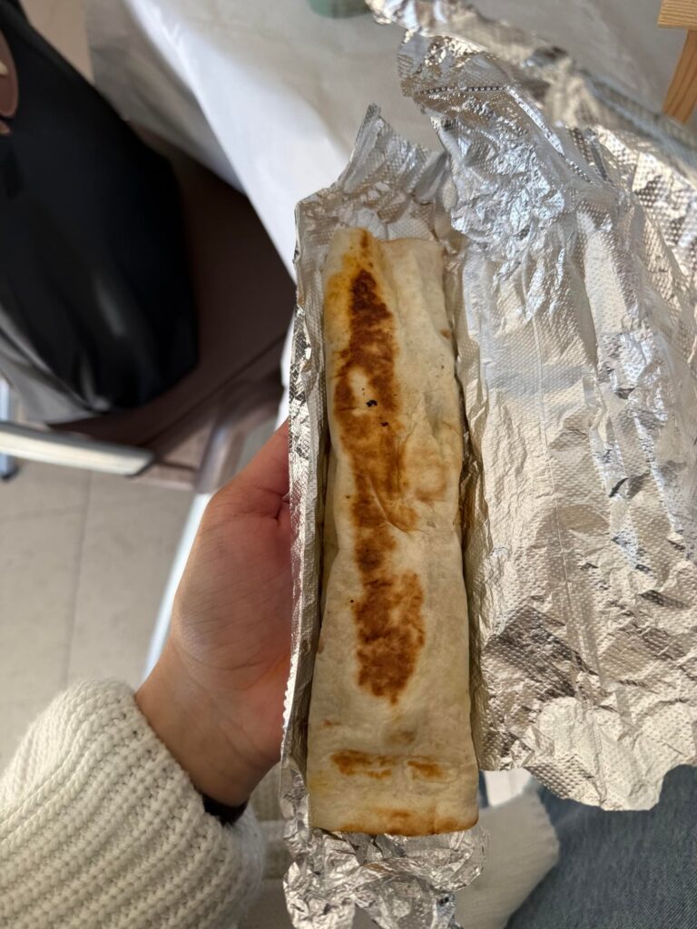Calories in this kebab wrap