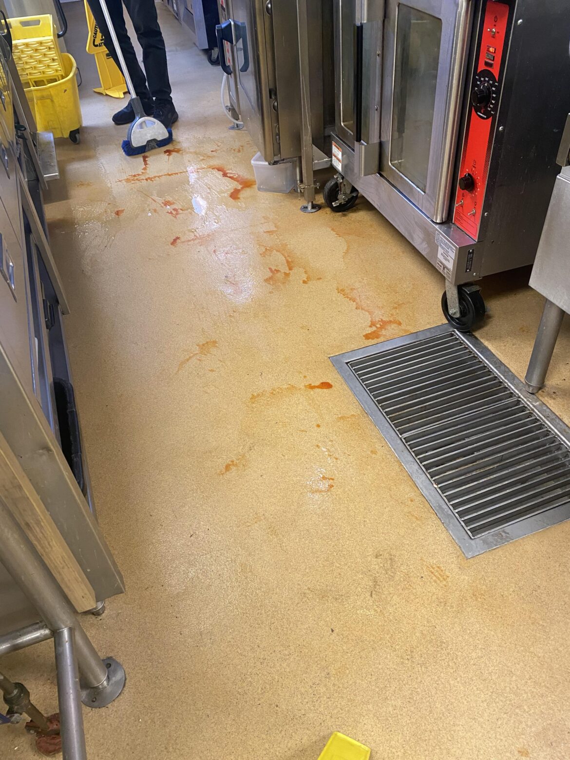 Ok, WTF did night crew spill? Nobody is admitting anything.