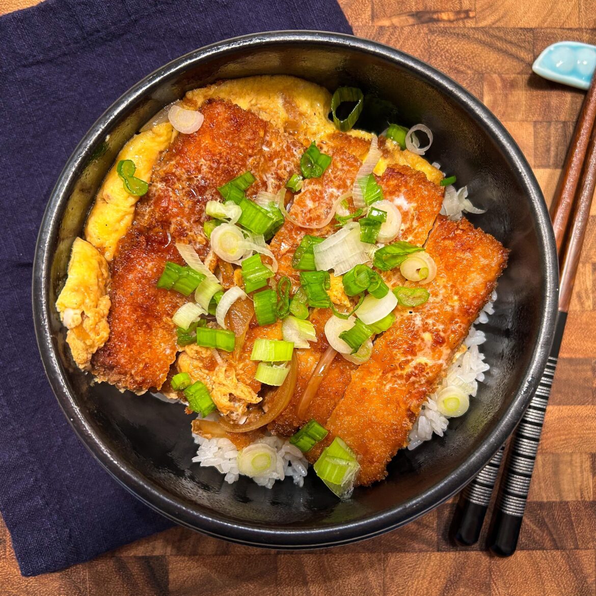 Tofu Katsudon - delicious, comforting, and easy
