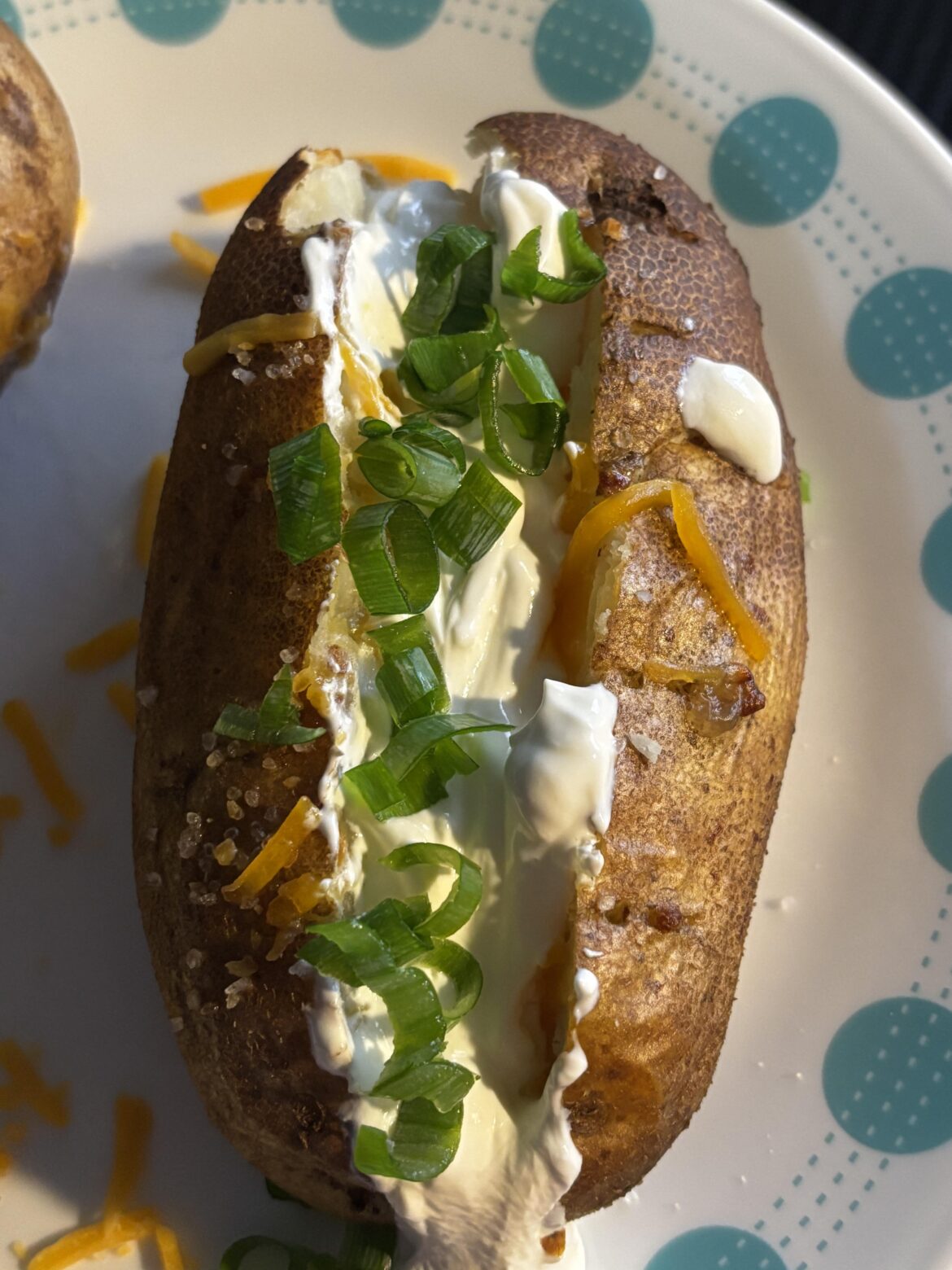 baked potato for dinner