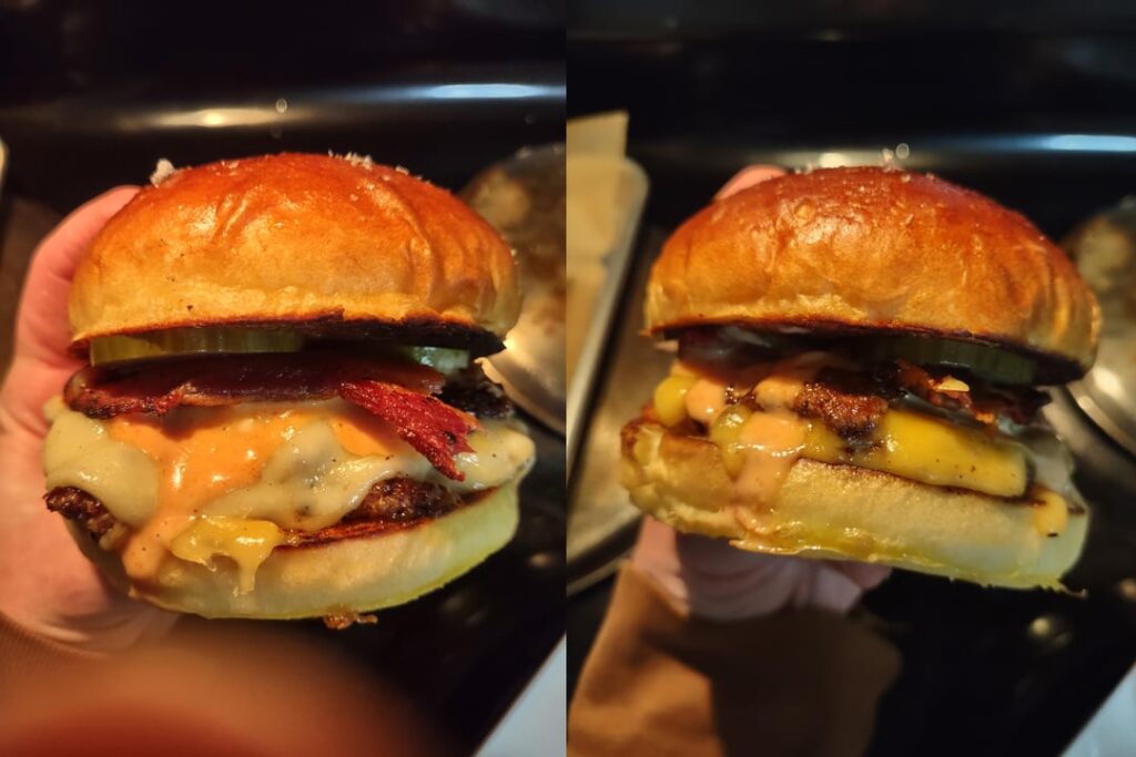 Decided to try yellow vs. white American cheese