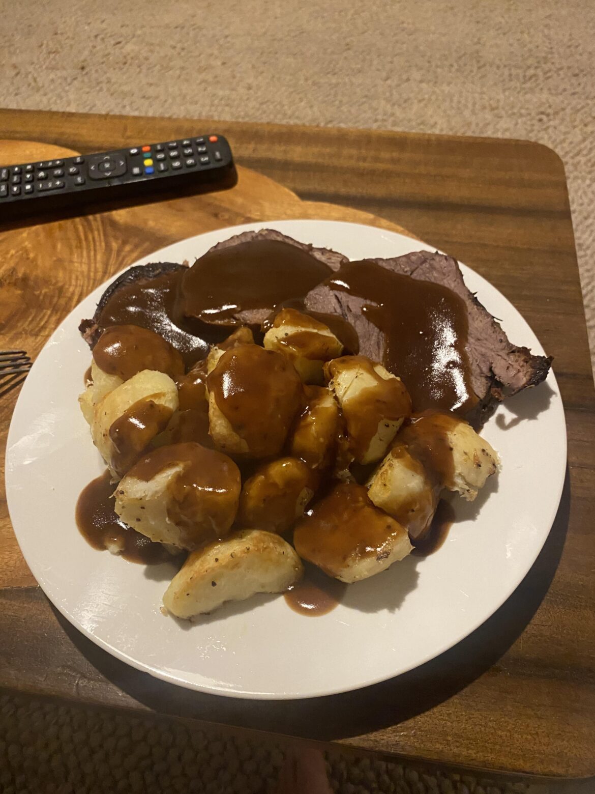 When the missus is away I eat brown