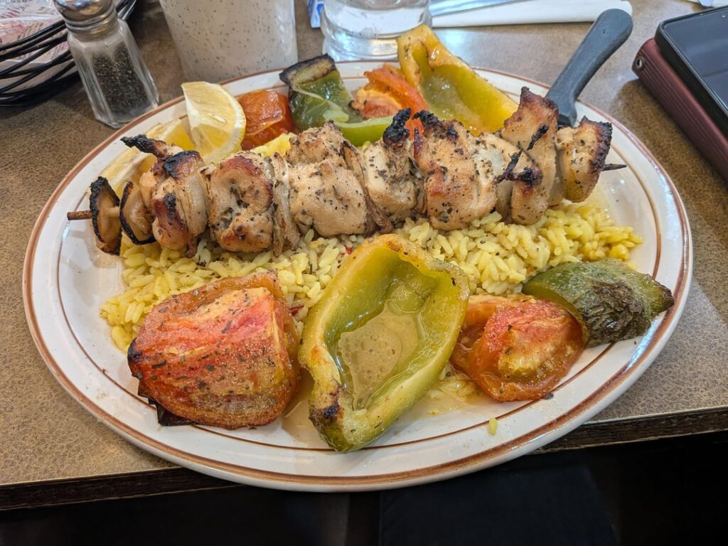 Calories in this diner meal?