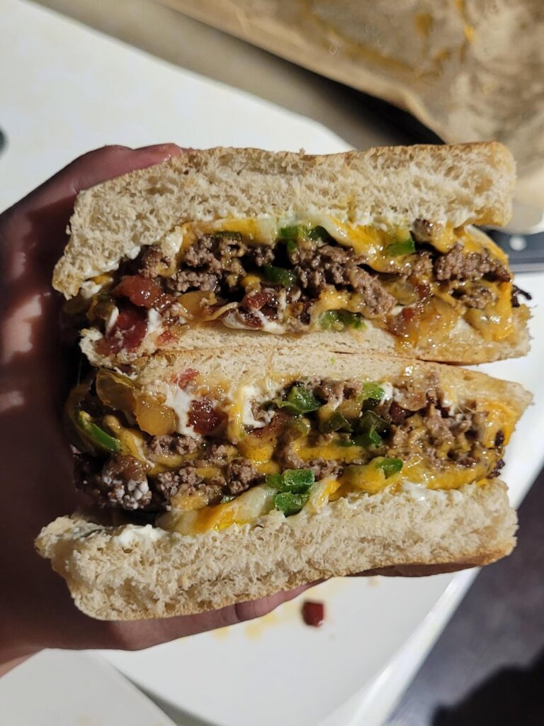 Jalapeno popper smash burgers