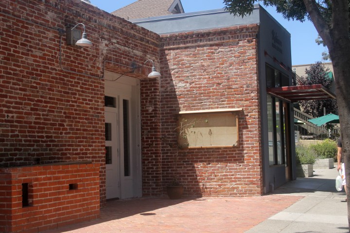 The exterior patio at the future Agrodolce. Photo: Kate Williams
