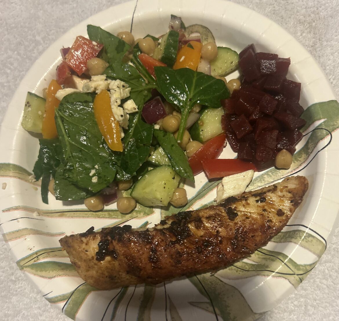 first mediterranean inspired meal