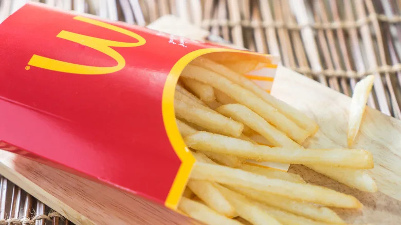 Carton of McDonald's french fries