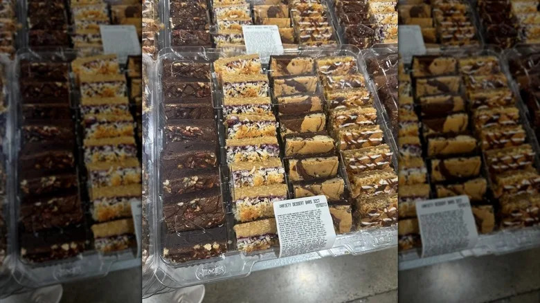 Costco variety dessert bar tray