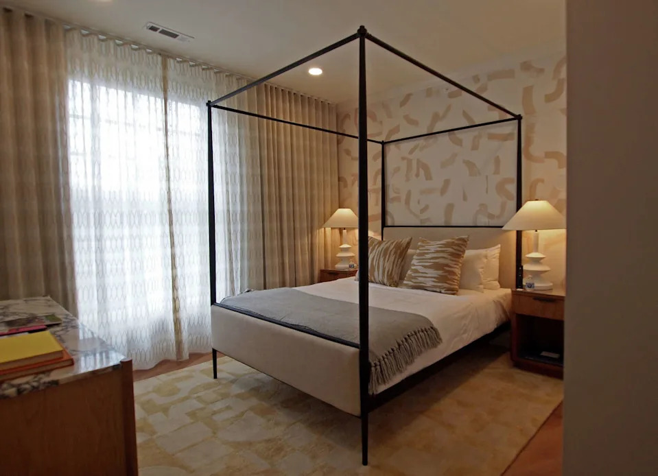 A tour of the interior of the Delamar Westport is held with fashion designer Christian Siriano in Westport, Conn., on Wednesday October 8, 2025. (Christian Abraham/Hearst Connecticut Media)