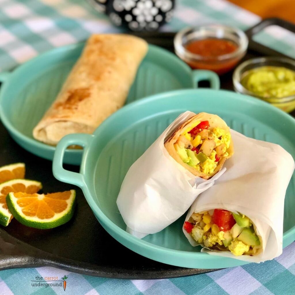 Vegan California Breakfast Burritos ☀️