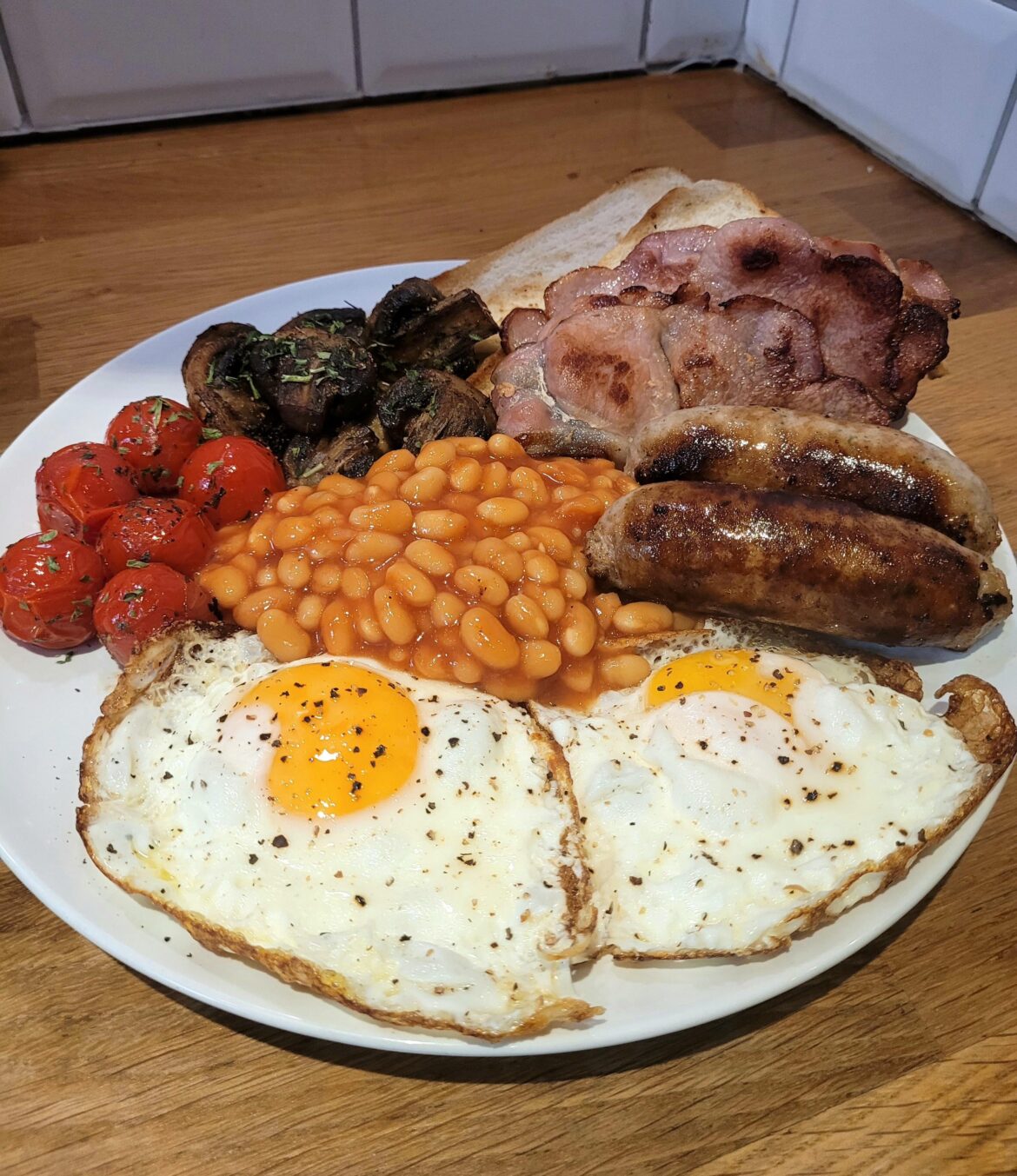 Joining in on the bank holiday fry up