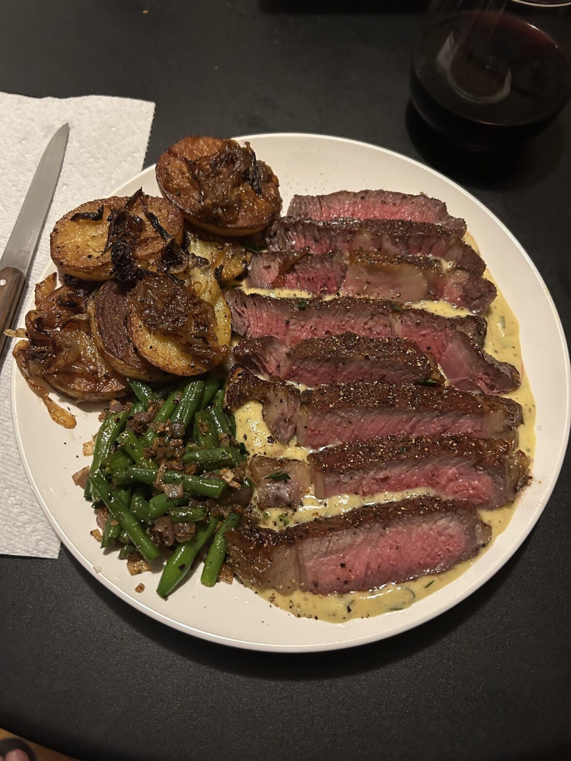 Ribeye with bearnaise