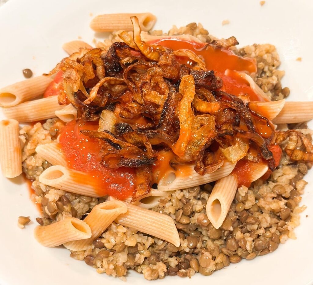 Koshari, Egypt’s national dish