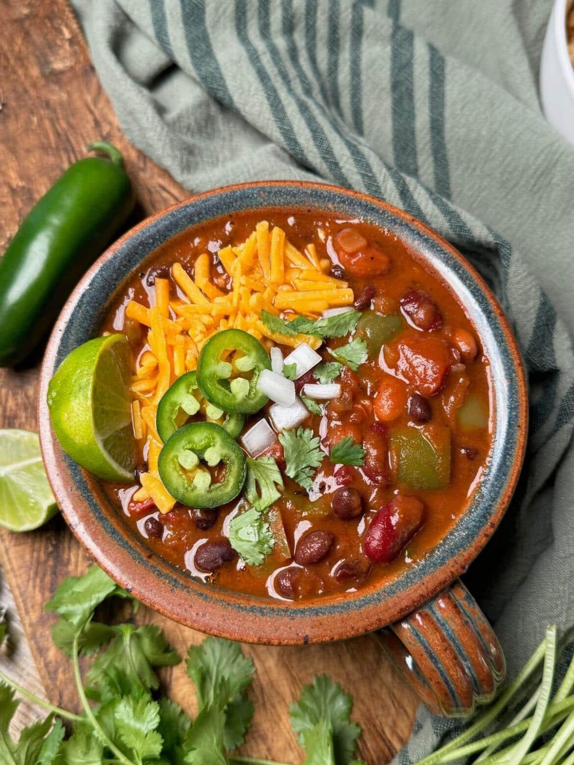 Vegan Three-Bean Chili