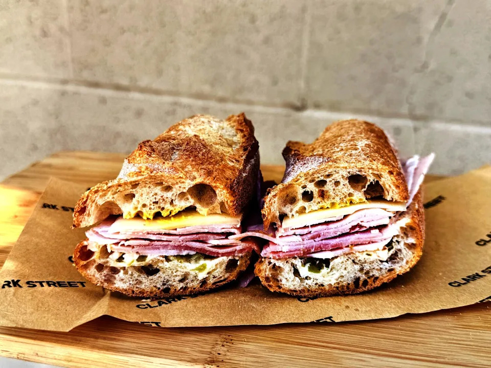 The jambon beurre sandwich from Clark Street bakery in Los Angeles.