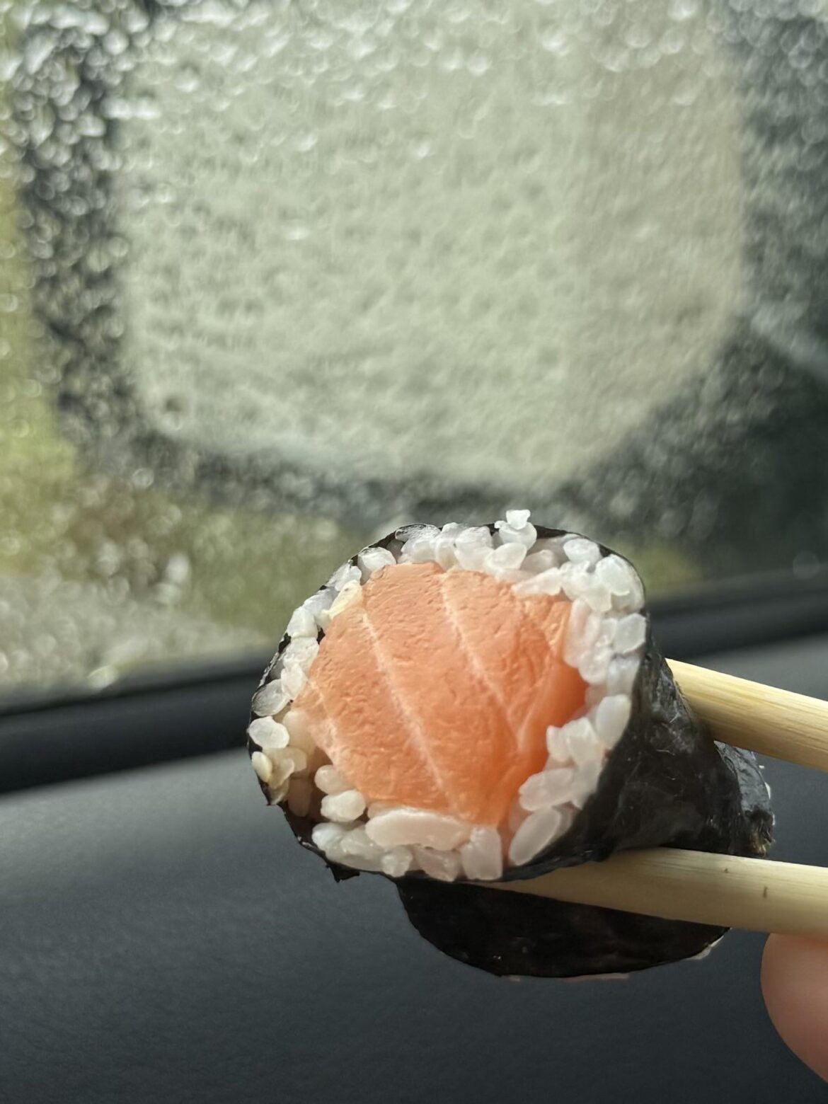 A beautiful start to a rainy day