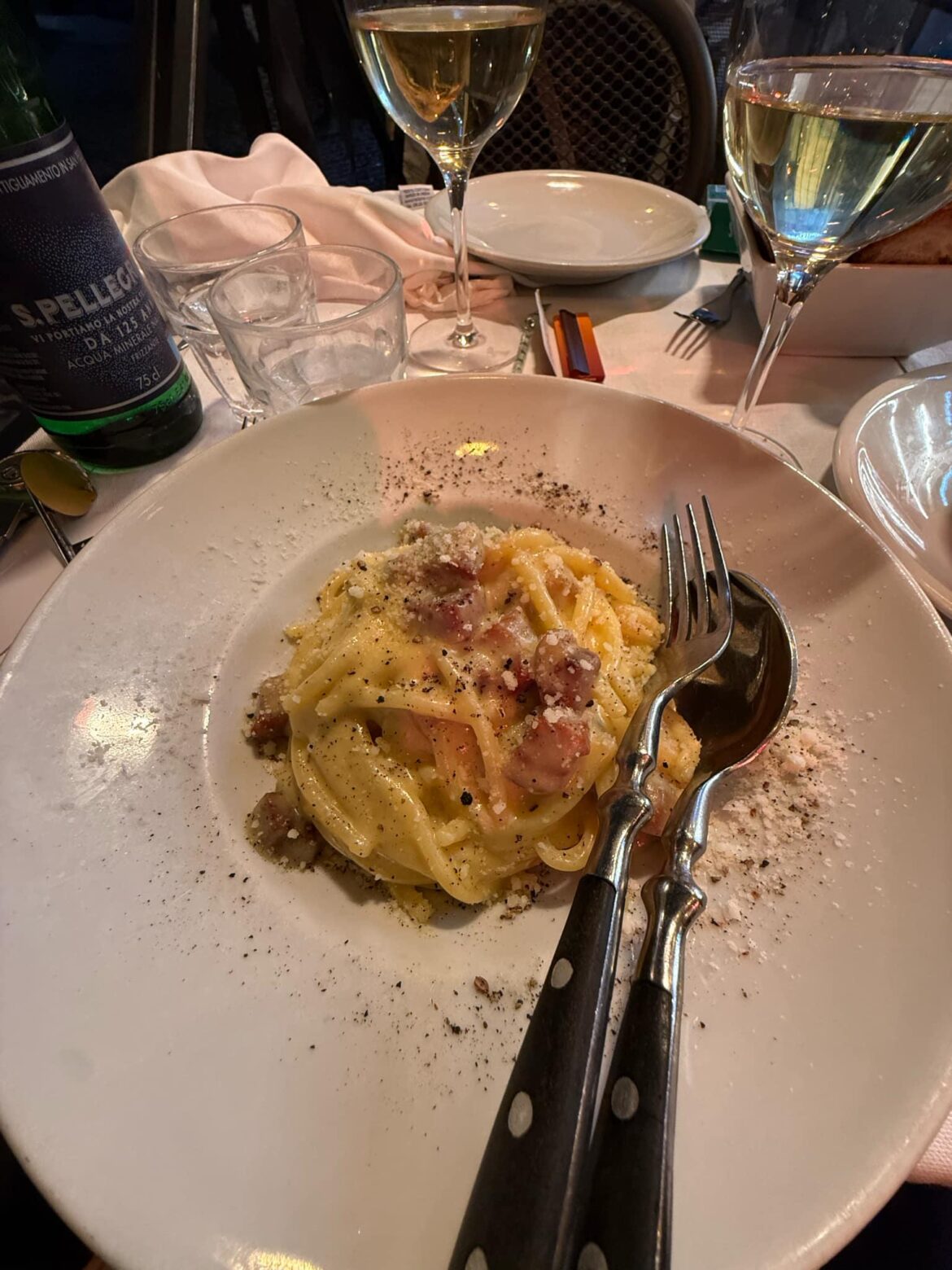thoughts about the past i ate in rome?