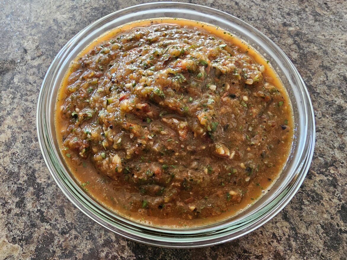 Fire roasted salsa Fire roasted salsa