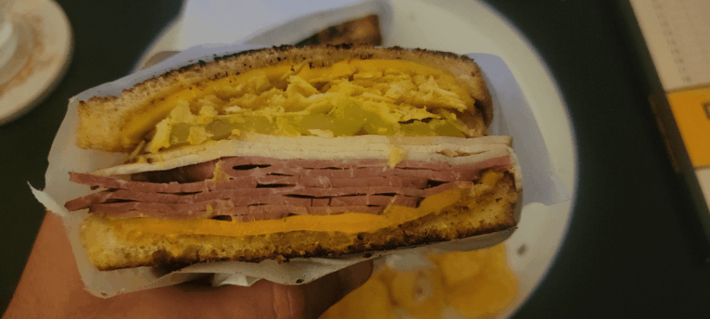 Same sandwich as yesterday, but this time I remembered the lays