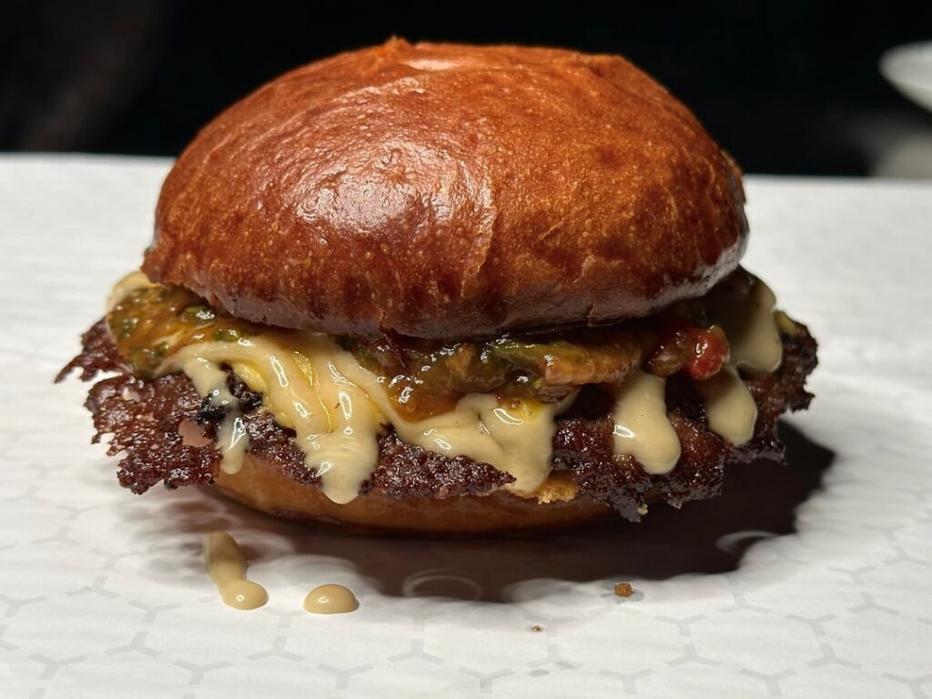 Homemade smash burgers