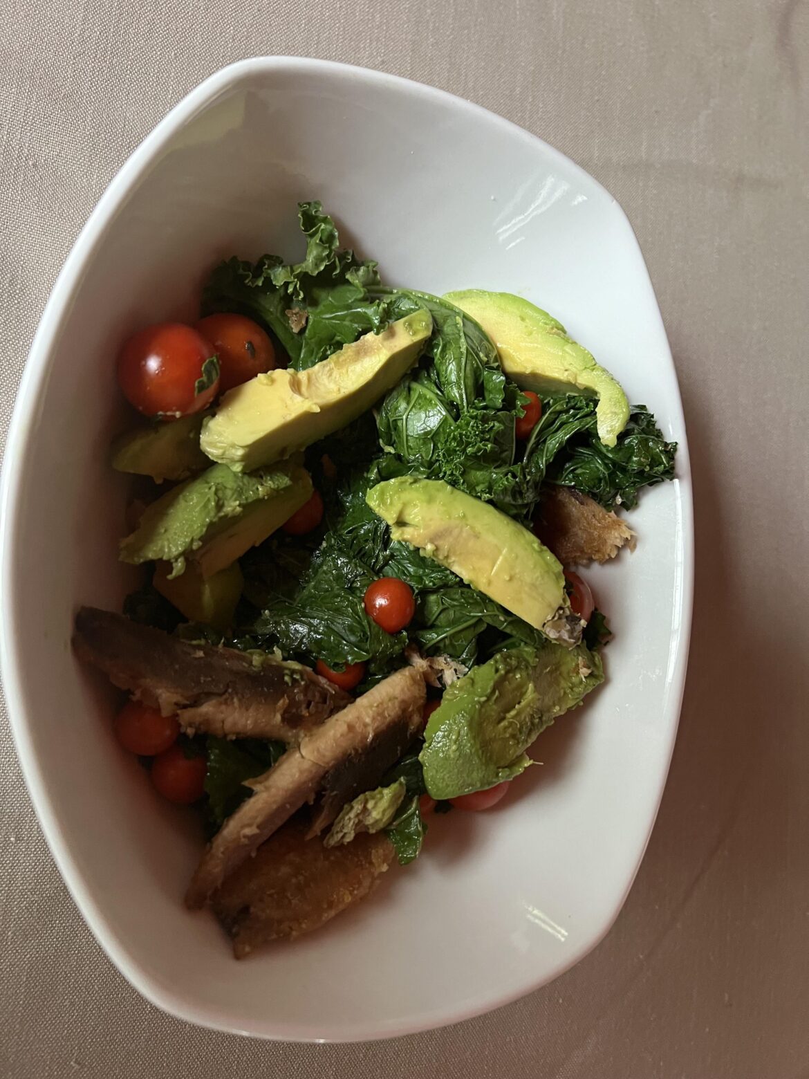Kale and Sardine Salad