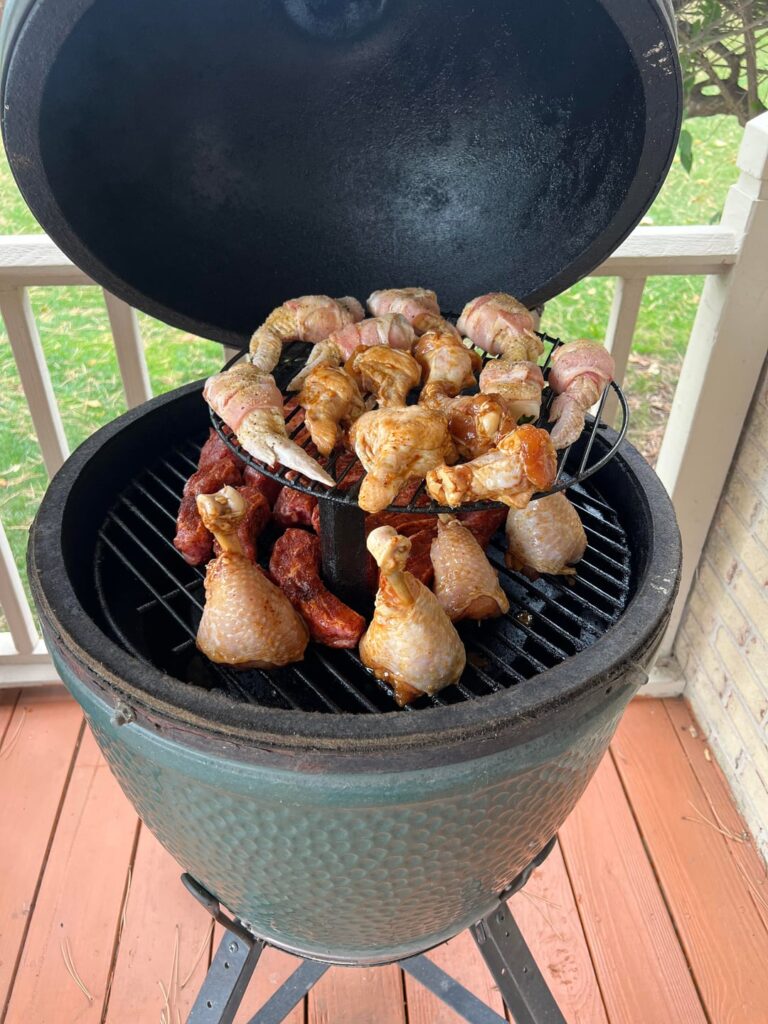 Bbq party ribs.  Japanese lollipop legs.  Jalapeno popper boneless wings