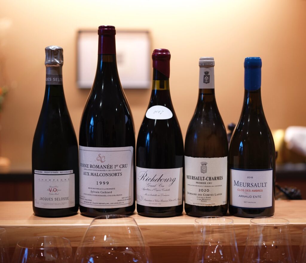 Selosse, Meursault & Vosne-Romanée Tasting Selosse, Meursault & Vosne-Romanée Tasting