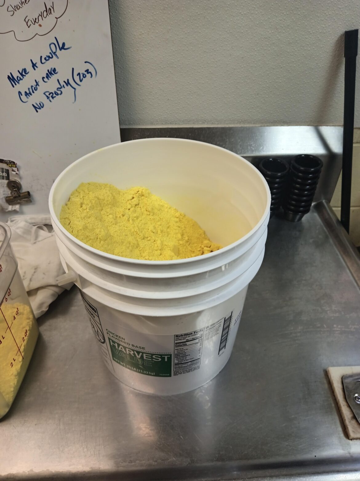 Day one of eating a table spoon of chicken base until I become a chicken