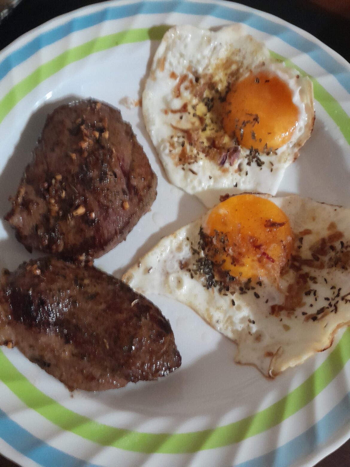 Sometimes some good old steak and eggs just slaps