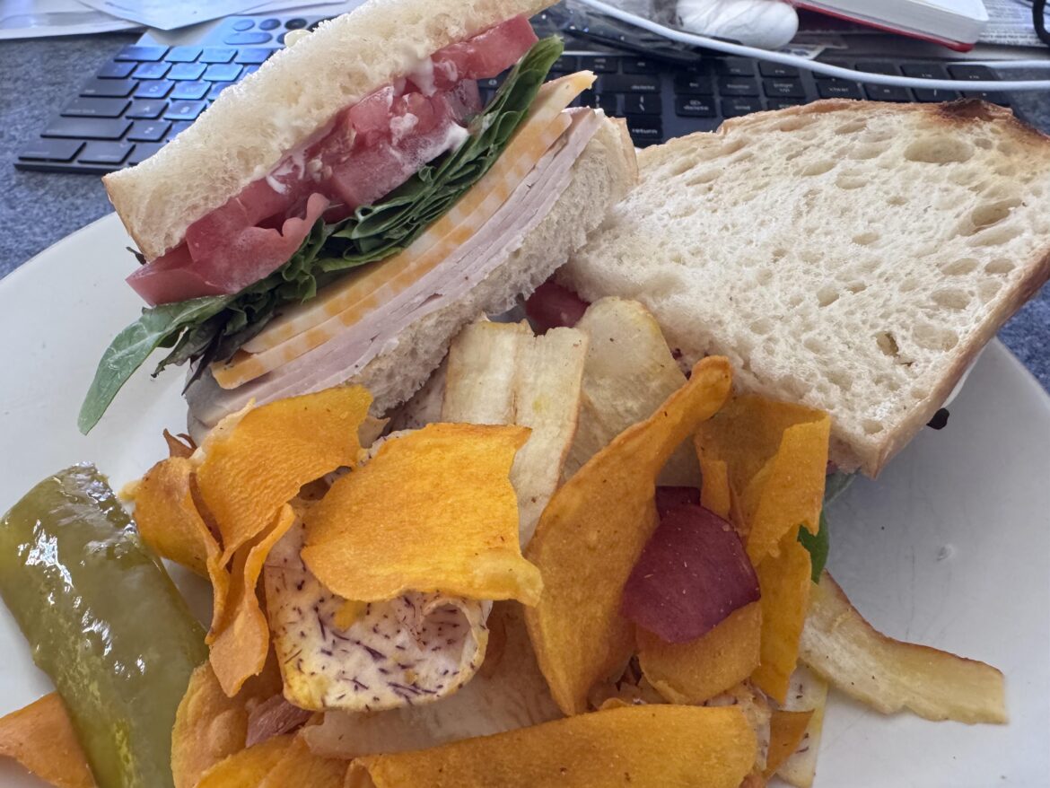 Basic everyday lunch sammy