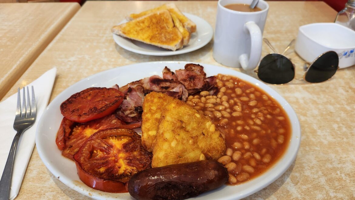 Full Moon Cafe in Hammersmith, London all this for £8.70, thank you u/Fullmoon-Angua for the idea