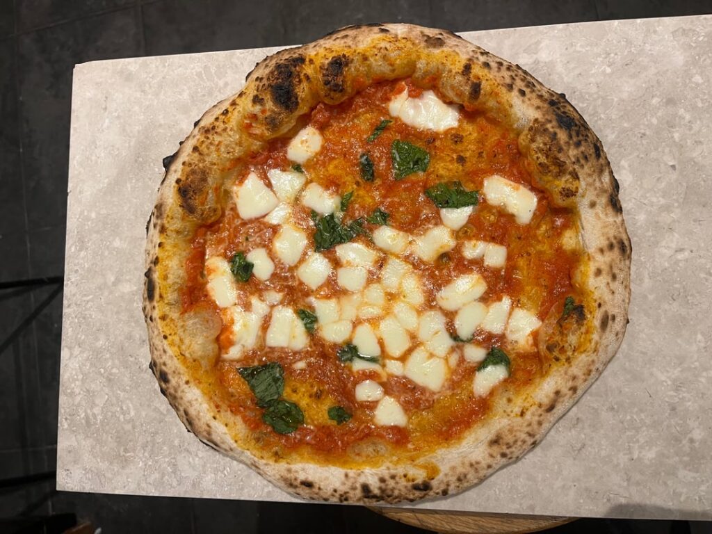 Today’s poolish pizza