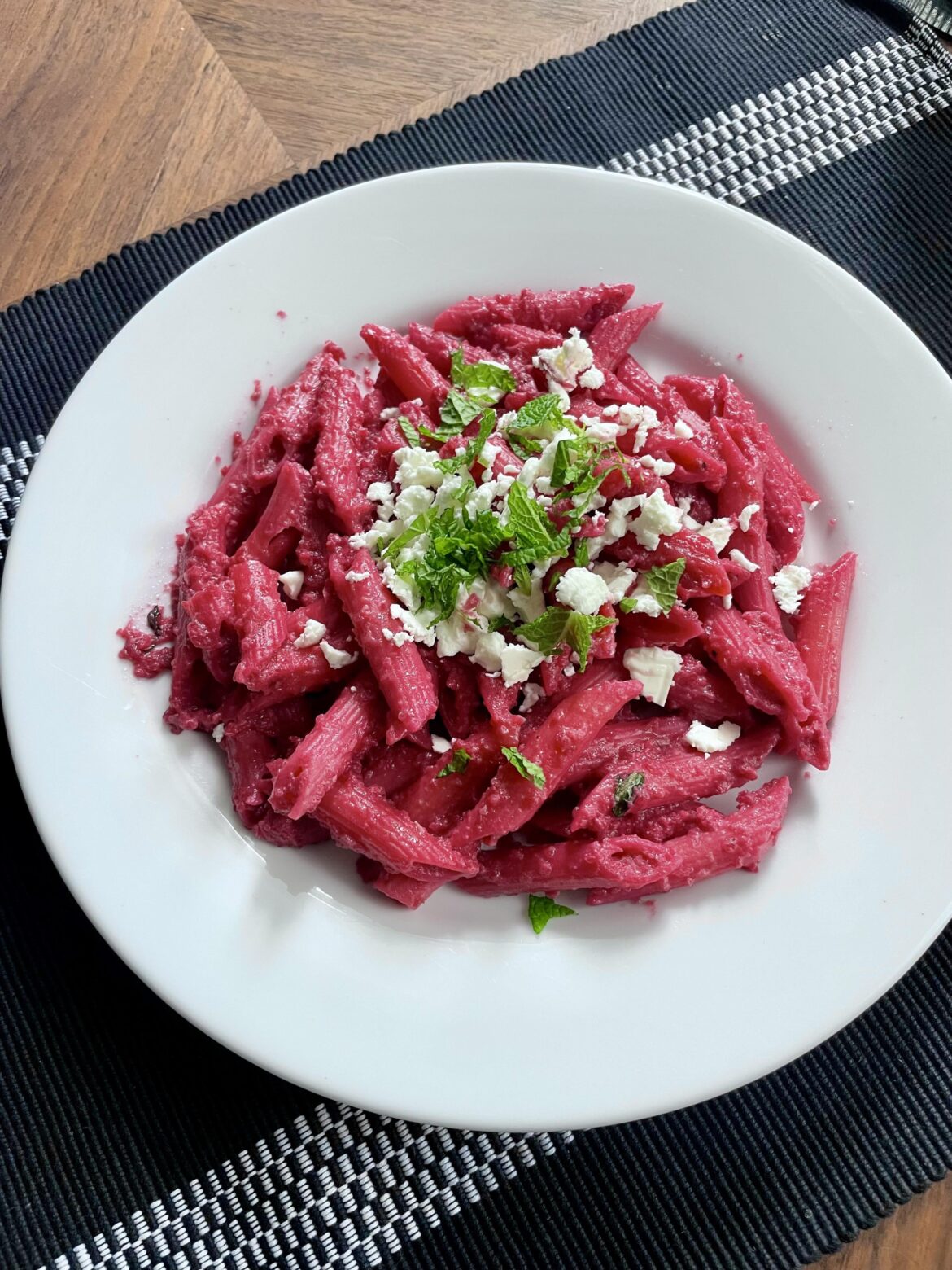 Beetroot pasta sauce