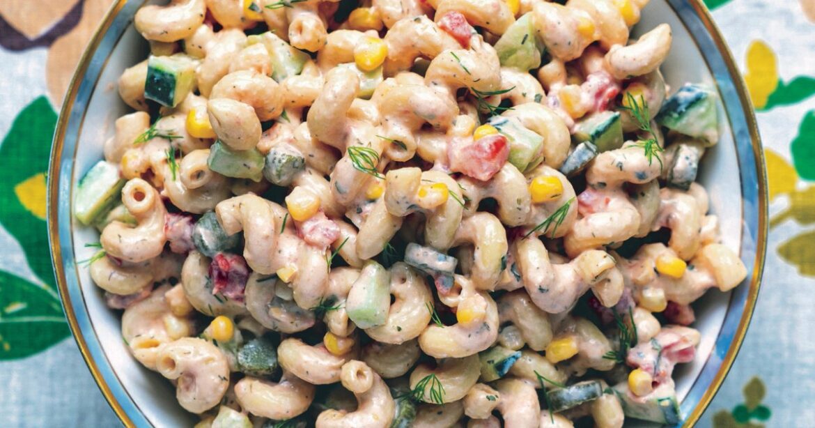 Goat Cheese Pasta Salad