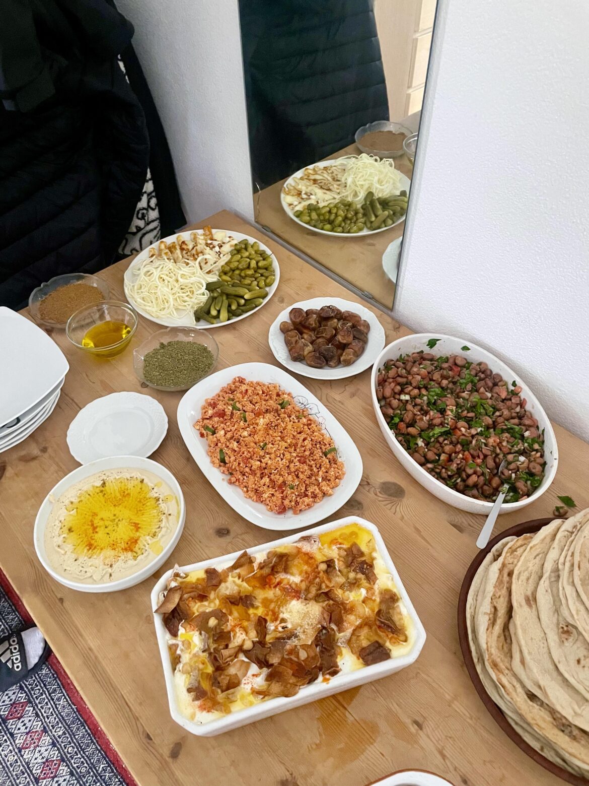 Syrian-style breakfast