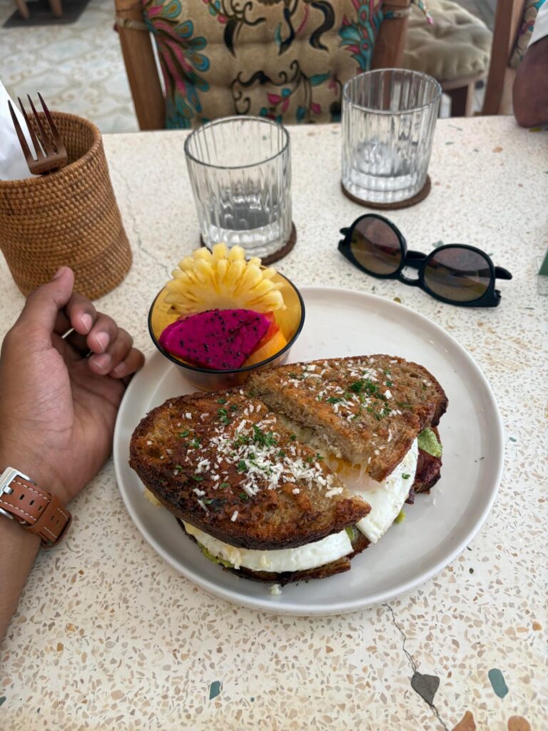 One of my breakfast meal & coffee from my trip to canggu,bali!